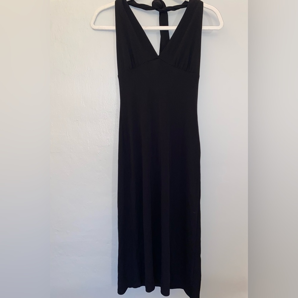 Banana Republic Black Halter Dress